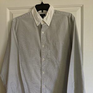 J Crew slim fit white collar dress shirt